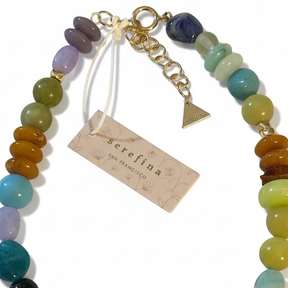 NWT Anthropologie Serefina Cool Mix Camp Beaded Necklace - Picture 3 of 9